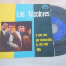 Discos de vinilo: LOS TRICOLORES : LA MINI MINI; DOS ENAMORADOS; LO QUE PASO; ODIO. 1967. BERTA CF 12-39