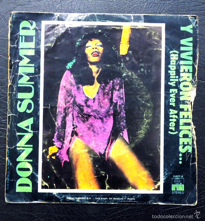 Discos de vinilo: SINGLE DONNA SUMMER - RUMOR EN LA CIUDAD - ARIOLA 1978. - Foto 2