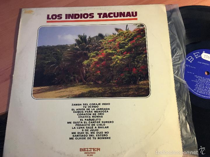 Discos de vinilo: LOS INDIOS TACUNAU LP ESPA&Ntilde;A 1971 (B-16) - Foto 1