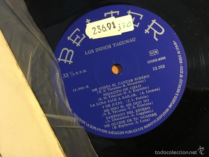 Discos de vinilo: LOS INDIOS TACUNAU LP ESPA&Ntilde;A 1971 (B-16) - Foto 2