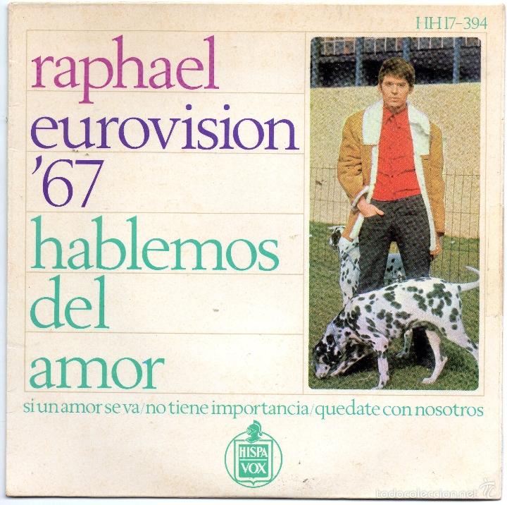 Discos de vinilo: RAPHAEL - HABLEMOS DEL AMOR - EP - BUEN ESTADO - Foto 1