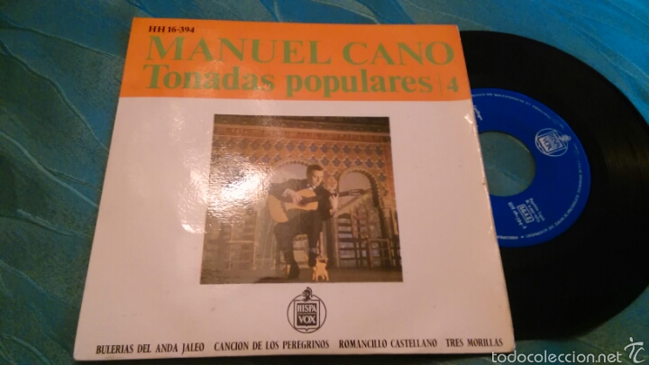 Discos de vinilo: Manuel cano ep tonadas populares 4.1963 - Foto 1