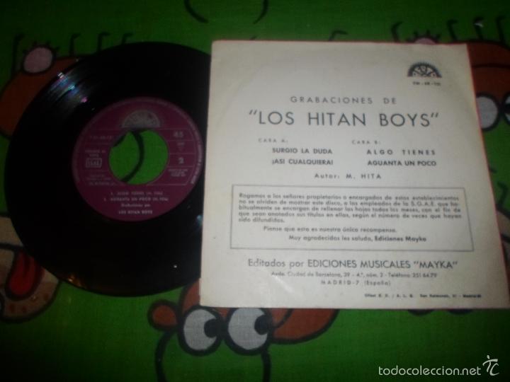 Discos de vinilo: LOS HITAN BOYS-SURGIO LA DUDA - Foto 2
