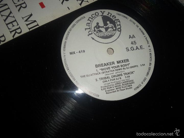 Discos de vinilo: BREAKER MIXER MOVE YOUR BODY - Foto 2