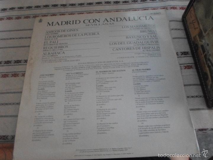 Discos de vinilo: MADRID CON ANDALUCIA - Foto 3