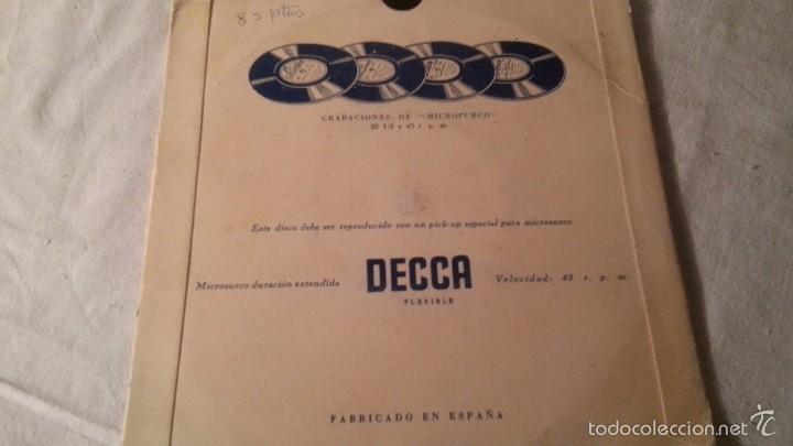 Discos de vinilo: DISCO SINGLE EP A&Ntilde;OS 60 4 CANCIONES - Foto 2