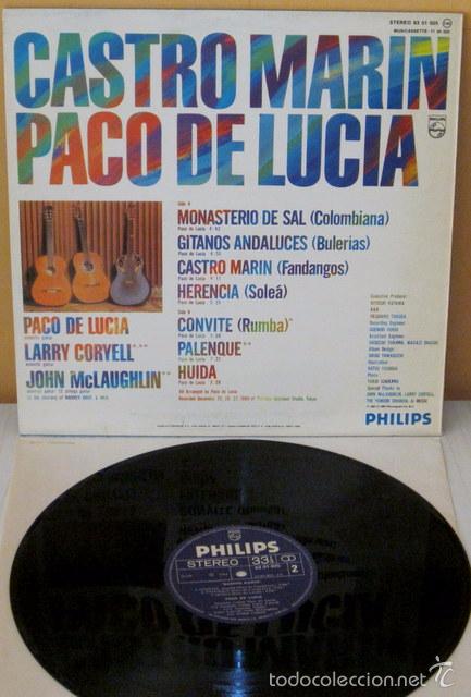 Discos de vinilo: PACO DE LUCIA - CASTRO MARIN PHILIPS - 1981 - Foto 2