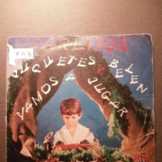 Discos de vinilo: DISCO - VINILO - EP - VILLANCICOS - CARLITOS - JUGUETES A BELÉN - ALBA`C - 1971 -. Lote 58352558