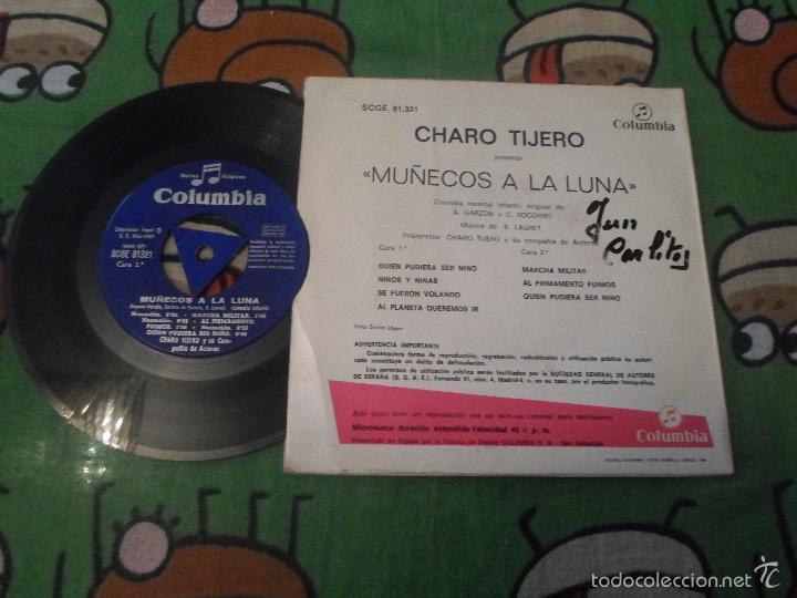 Discos de vinilo: CHARO TIJERO - MU&Ntilde;ECOS A LA LUNA - Foto 2