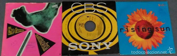 Discos de vinilo: LOTE DE 3 SINGLES THE FARM - Foto 1