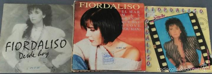 Discos de vinilo: LOTE 3 SINGLES FIORDALISO - Foto 1