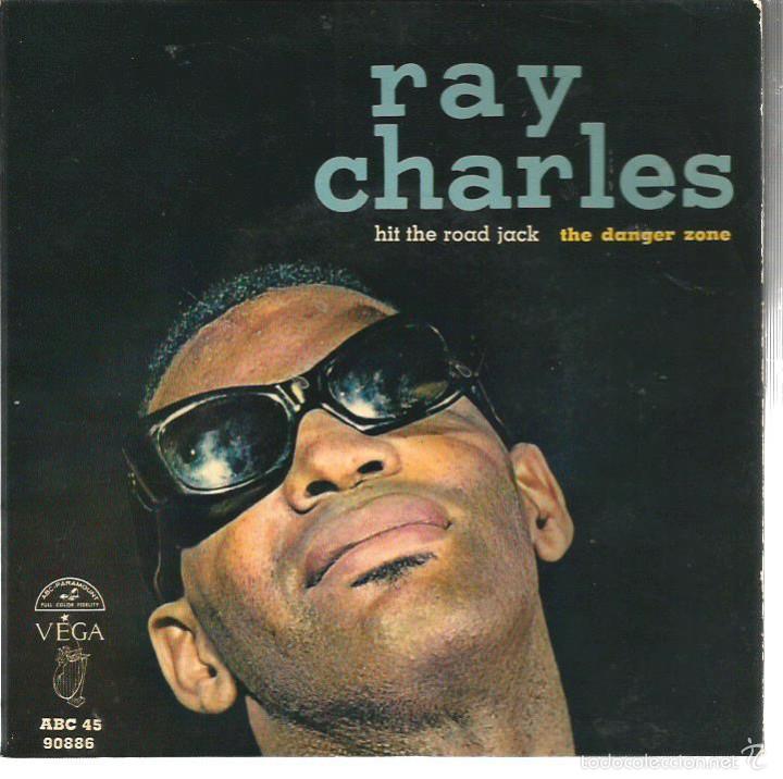 Discos de vinilo: SG RAY CHARLES ; HI THE ROAD JACK - Foto 1