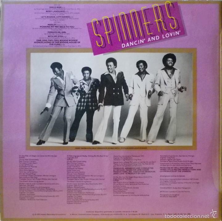 Discos de vinilo: Spinners. Dancin and Lovin. Atlantic, 1979. - Foto 2