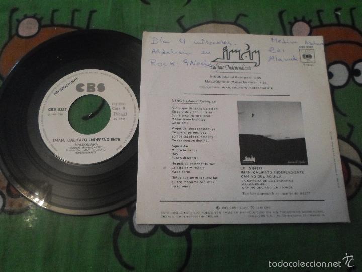 Discos de vinilo: IMAN / NI&Ntilde;OS - Foto 2