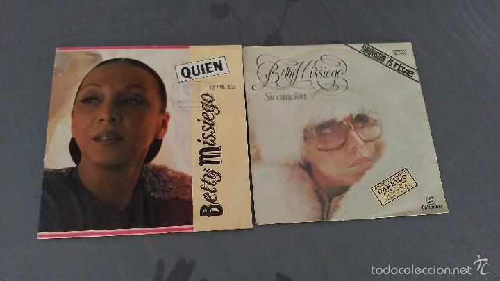Discos de vinil: LOTE DE DOS DISCO DE BETTY MISSIEGO