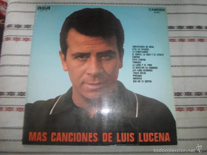 Discos de vinilo: MAS CANCIONES DE LUIS LUCENA - Foto 1