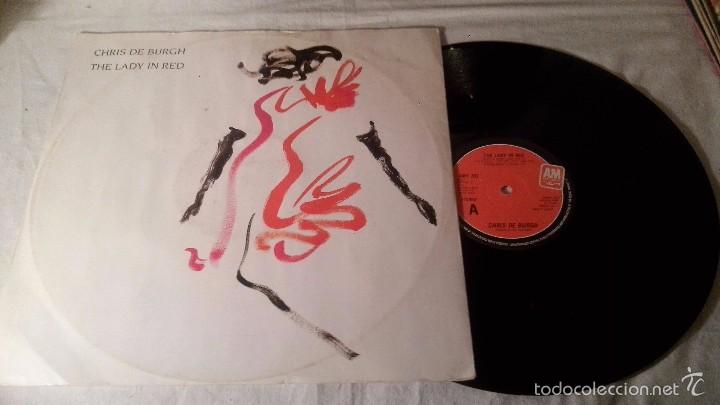 Discos de vinilo: DISCO MAXI SINGLE CHRIS DE BURGH THE LADY IN RED - Foto 1