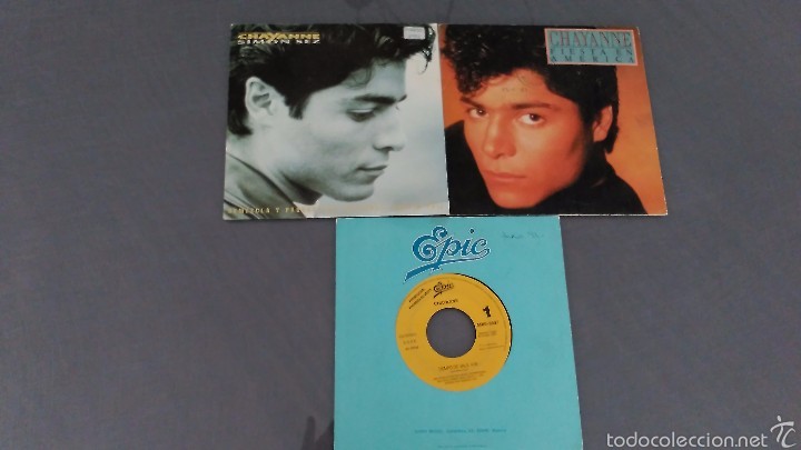 Discos de vinilo: LOTE 3 SINGLES CHAYANNE - Foto 1