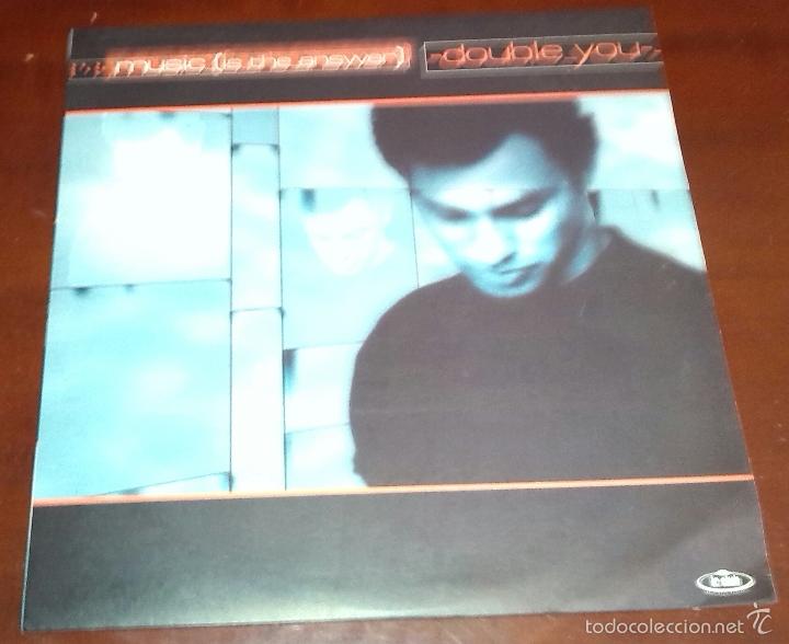 Discos de vinilo: DOUBLE YOU - MUSIC IS THE ANSWER - MAXI SINGLE.12 - Foto 1