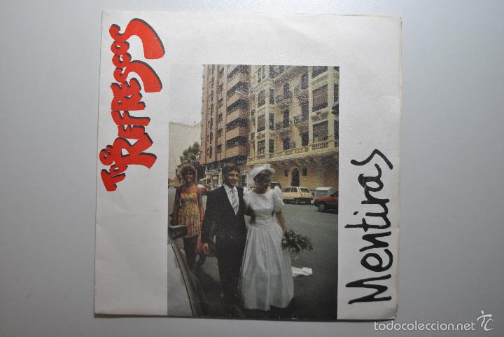 Discos de vinilo: THE REFRESCOS - MENTIRAS - SINGLE - Foto 1