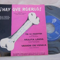 Discos de vinilo: PEPE ROMERO : ¡HAY QUE ROERLO!; TE VI PARTIR; MULITA LINDA; VAMOS DE YENKA. 1967