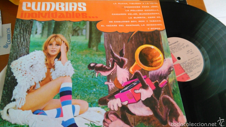 Disques de vinyle: Cumbias inolvidables lp.1971 chile.ver contenido en foto