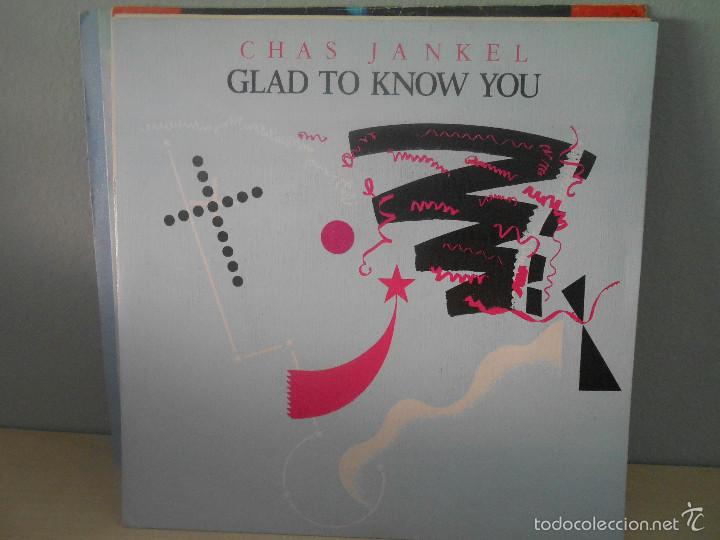 Discos de vinilo: CHAS JANKEL - GLAD TO KNOW YOU - Foto 1