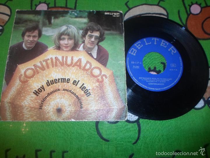 Discos de vinilo: CONTINUADOS - HOY DUERME EL LE&Oacute;N - Foto 1