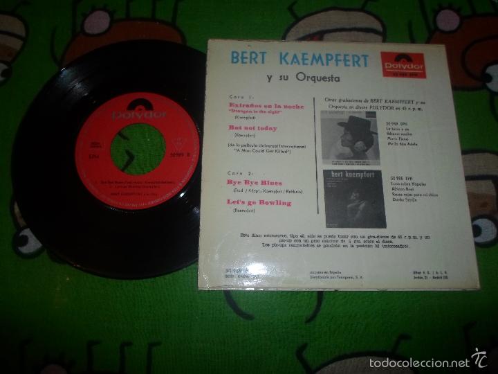Discos de vinilo: BERT KAEMPFERT STRANGERS IN THE NIGHT - Foto 2