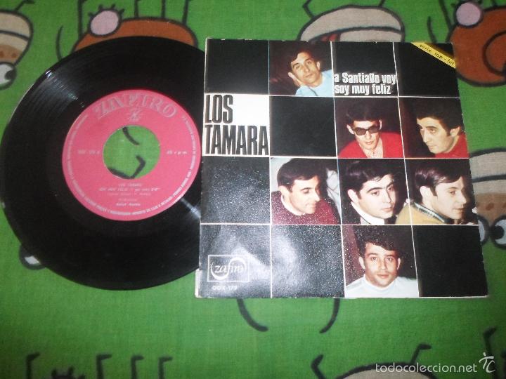 Discos de vinilo: LOS TAMARA - A SANTIAGO VOY - Foto 2