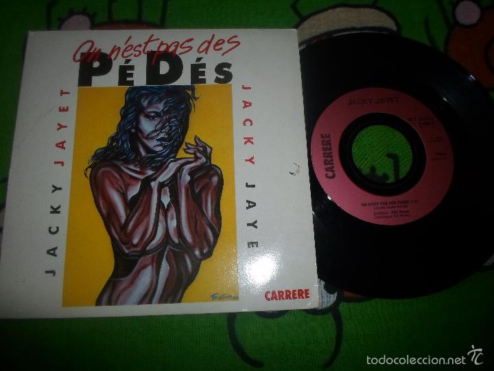 Discos de vinilo: JACKY JAYET ON NEST PAS DES PEDES - Foto 1
