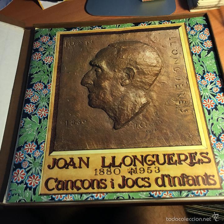 Discos de vinilo: JOAN LLONGUERES (CAN&Ccedil;ONS I JOCS DINFANTS) CAJA BOX 2 LP (B-59) - Foto 2