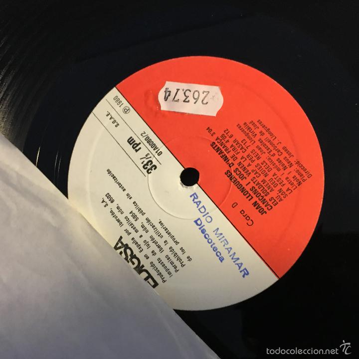 Discos de vinilo: JOAN LLONGUERES (CAN&Ccedil;ONS I JOCS DINFANTS) CAJA BOX 2 LP (B-59) - Foto 4