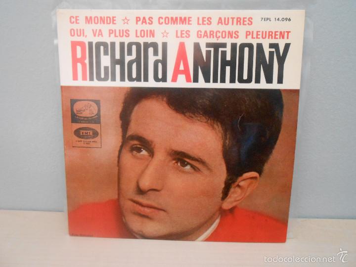 Discos de vinilo: RICHARD ANTHONY- CE MONDE - Foto 1