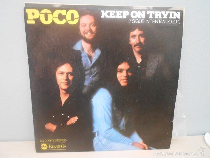 Discos de vinilo: POCO - KEEP ON TRYIN - Foto 1
