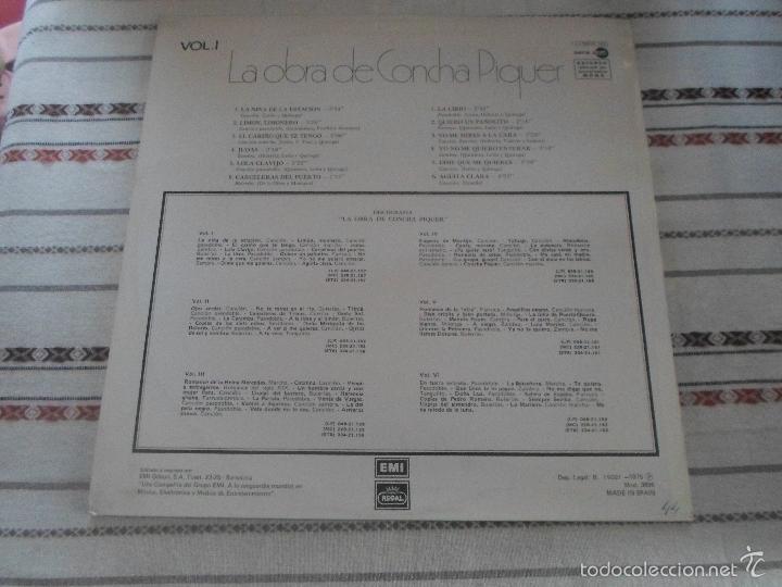 Discos de vinilo: LA OBRA DE CONCHITA PIQUER - Foto 2