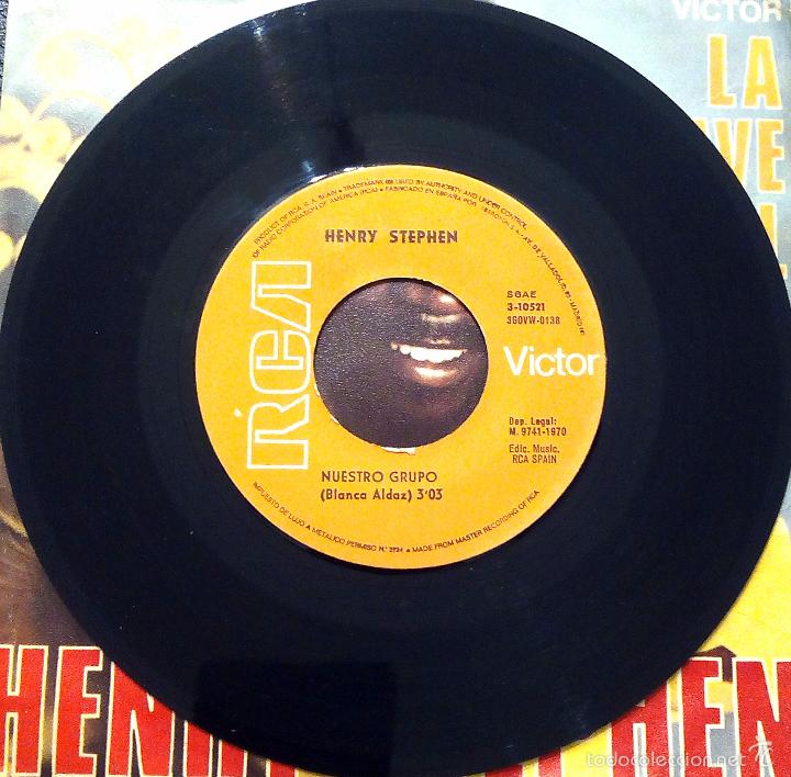 Discos de vinilo: SINGLE HENRY STEPHEN - LA NAVE DEL OLVIDO - RCA 1970. - Foto 4