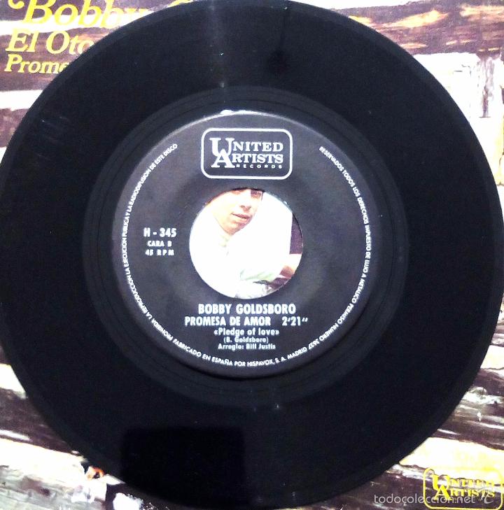 Discos de vinilo: SINGLE BOBBY GOLDSBORO - EL OTO&Ntilde;O DE MI VIDA - HISPAVOX 1968. - Foto 4