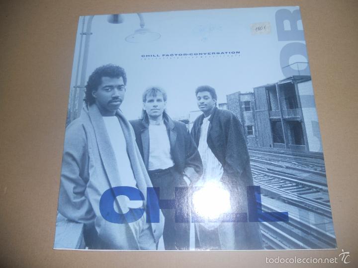 Discos de vinilo: CHILL FACTOR (MX) CONVERSATION (2 TRACKS) A&Ntilde;O 1987 - EDICION U.S.A. - Foto 1