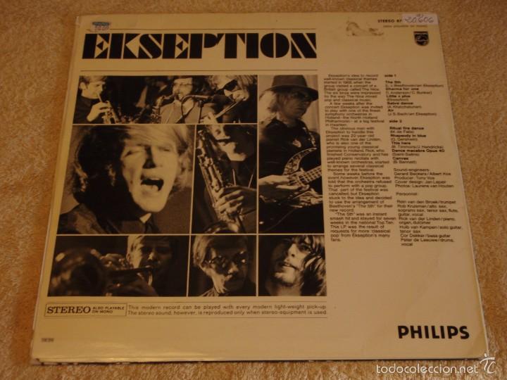 Discos de vinilo: EKSEPTION ( EKSEPTION ) 1971-ENGLAND LP33 PHILIPS - Foto 2
