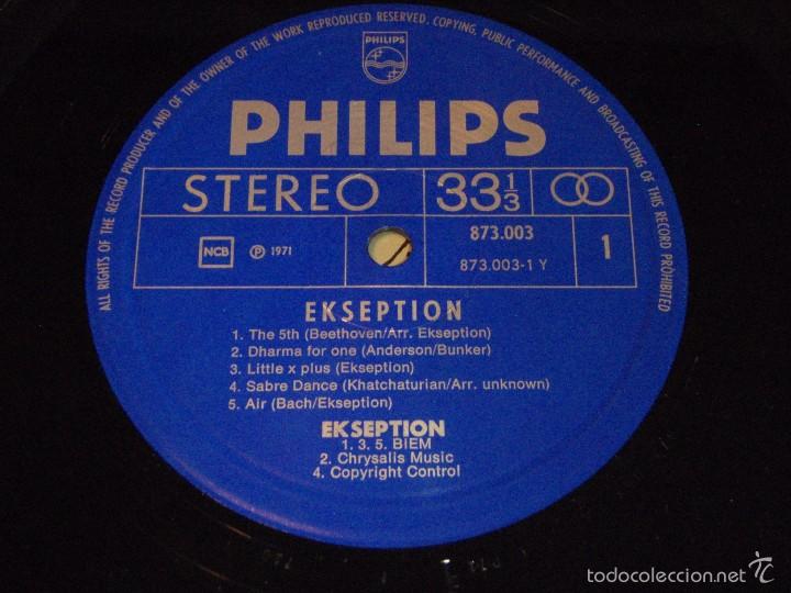 Discos de vinilo: EKSEPTION ( EKSEPTION ) 1971-ENGLAND LP33 PHILIPS - Foto 6