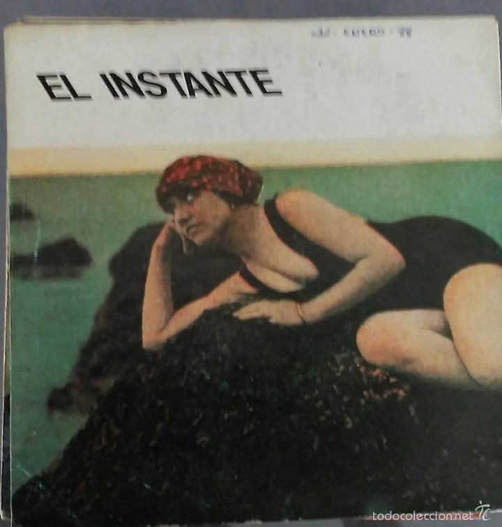 Vinyl records: EL INSTANTE SG JUSTINE 1987 PROMO EL INSTANTE/ EL MOVIMIENTO DE LAS PIEDRAS