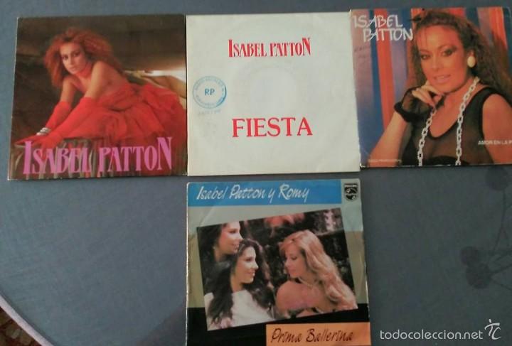 Discos de vinilo: LOTE DE 4 SINGLES DE ISABEL PATTON - Foto 1