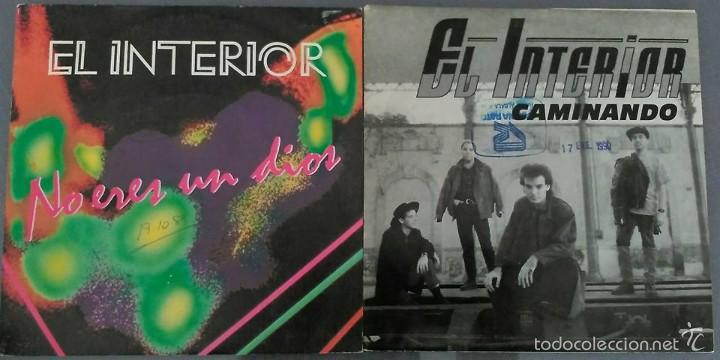 Disques de vinyle: LOTE DE DOS SINGLES EL INTERIOR
