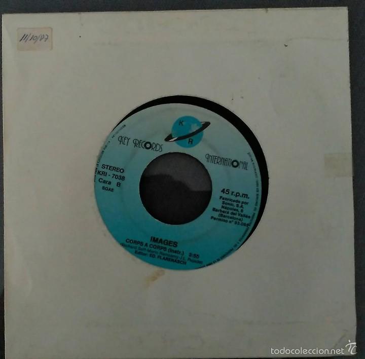 Discos de vinilo: IMAGES, CORPS A CORPS, SINGLE  (PROMO) - Foto 1