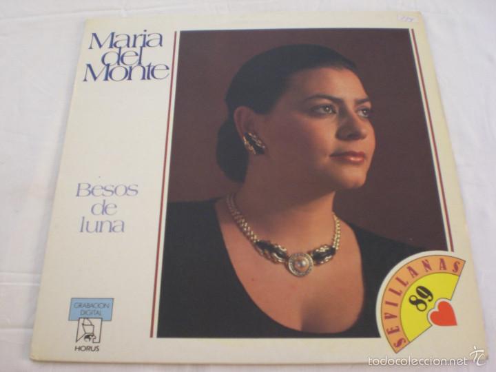 Discos de vinilo: Mar&iacute;a del Monte - Besos de luna - Foto 1