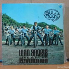Discos de vinilo: WILD ANGELS - LIVE AT THE REVOLUTION - BC RECORDS-TALAR TB-4005 - 1970 - DIFICIL. Lote 58443755