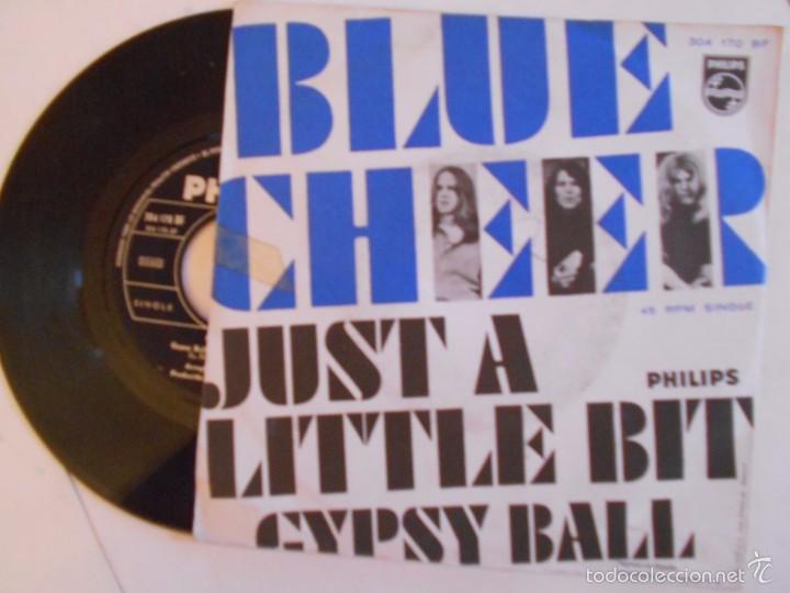 Discos de vinilo: BLUE CHEER -SINGLE JUST A LITTLE BIT 1968 - Foto 2