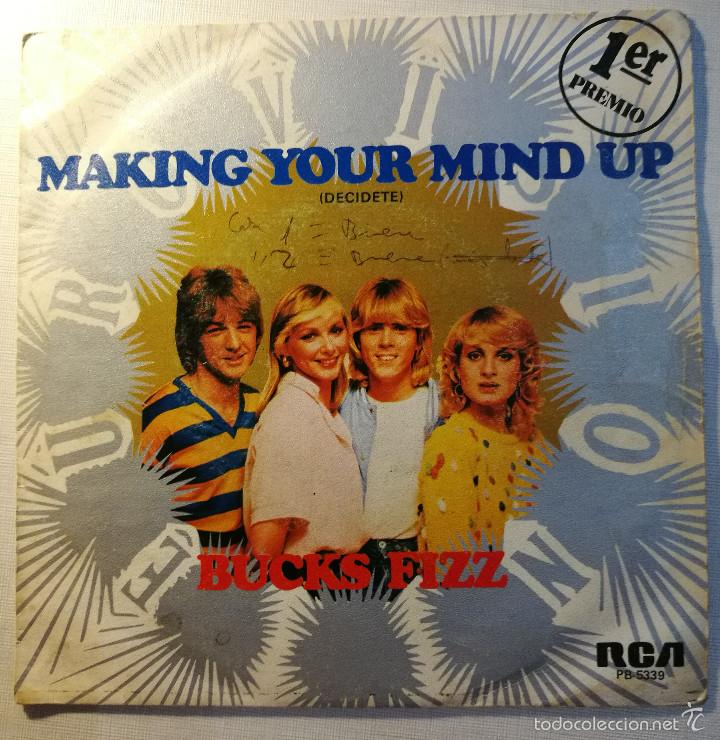 Discos de vinilo: Bucks Fizz - Making your mind up - Foto 1
