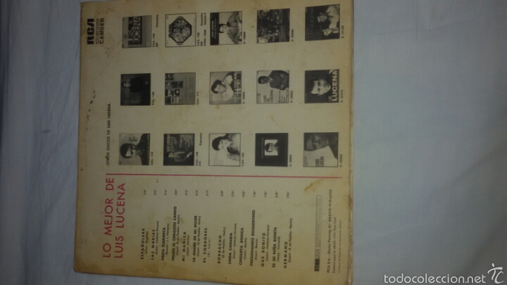 Discos de vinilo: Lo mejor de luis lucena - Foto 2